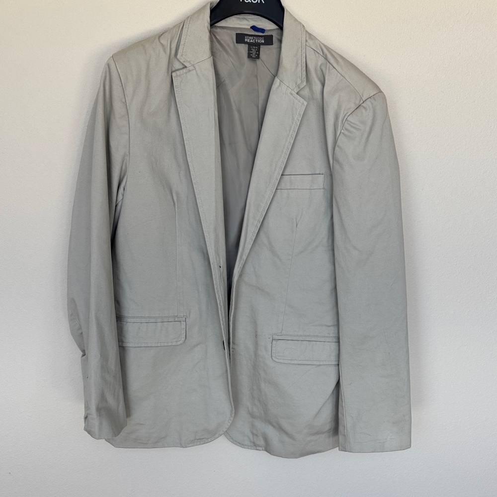 Kenneth Cole Reaction Light Gray Jacket